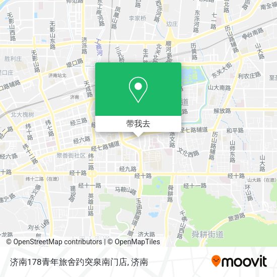 济南178青年旅舍趵突泉南门店地图