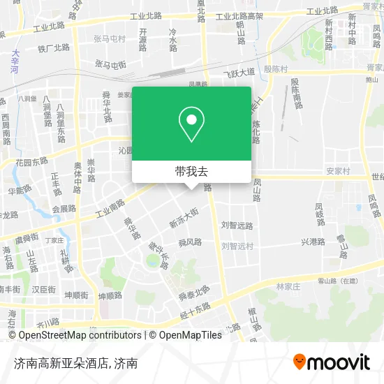 济南高新亚朵酒店地图