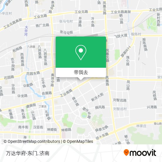 万达华府-东门地图