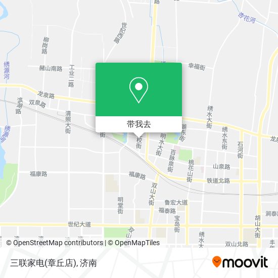 三联家电(章丘店)地图