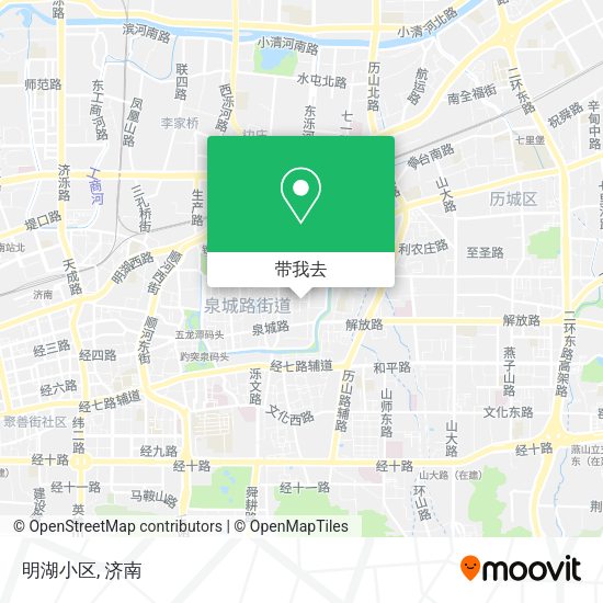 明湖小区地图