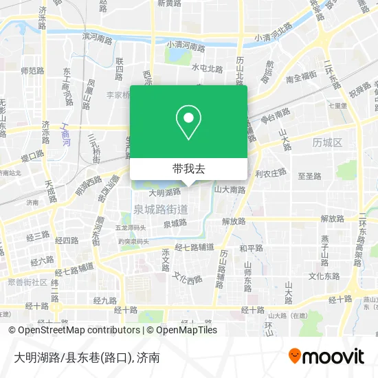 大明湖路/县东巷(路口)地图