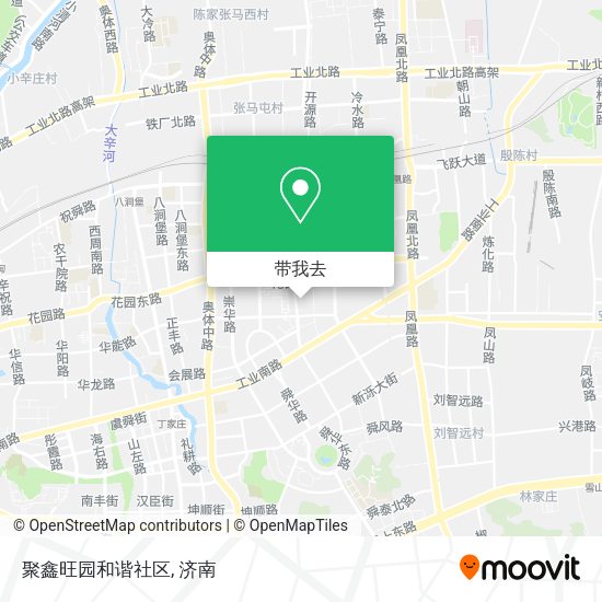 聚鑫旺园和谐社区地图