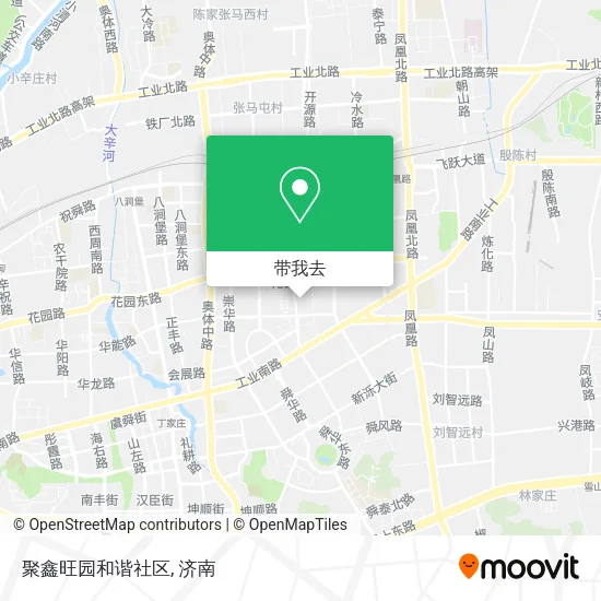 聚鑫旺园和谐社区地图