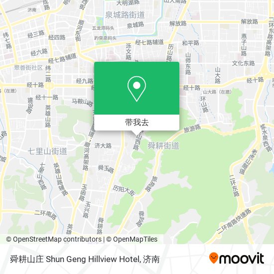 舜耕山庄 Shun Geng Hillview Hotel地图