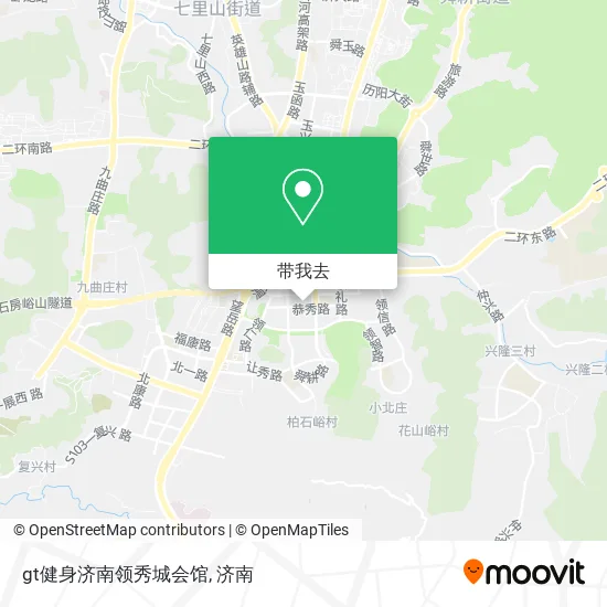 gt健身济南领秀城会馆地图