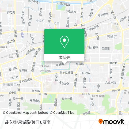 县东巷/泉城路(路口)地图
