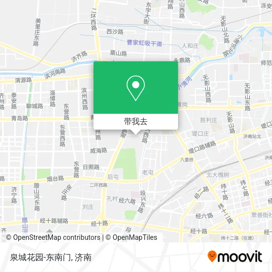 泉城花园-东南门地图