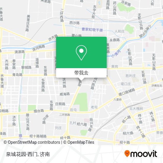 泉城花园-西门地图