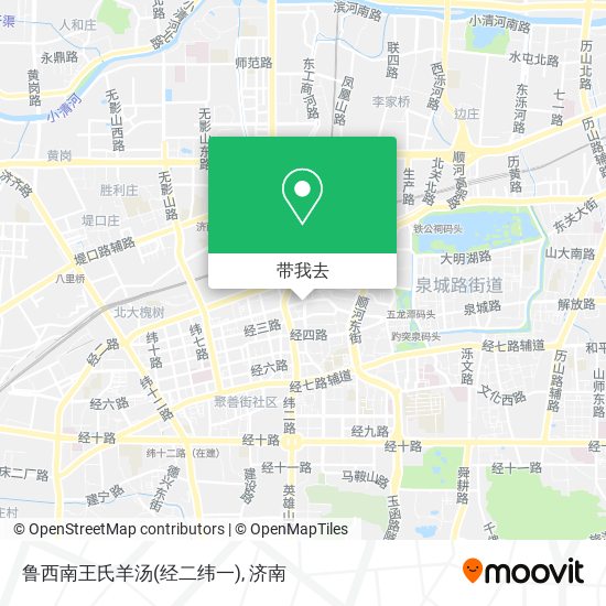 鲁西南王氏羊汤(经二纬一)地图