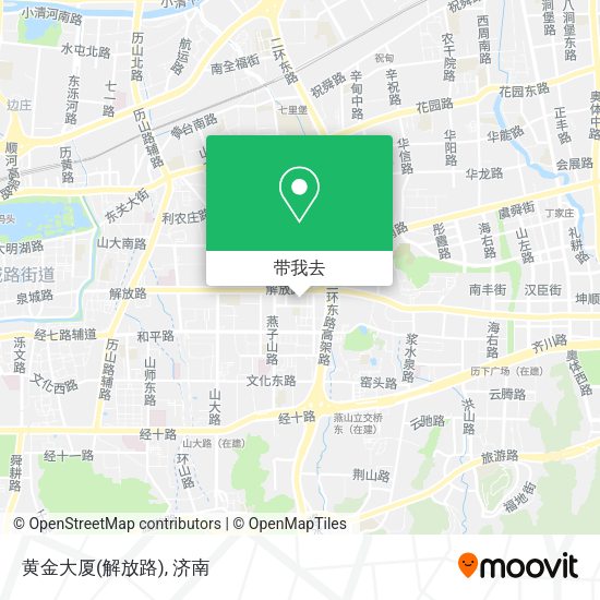 黄金大厦(解放路)地图
