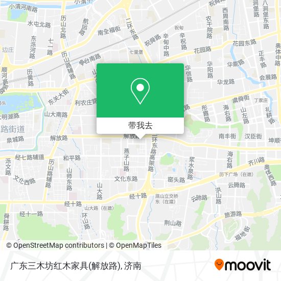 广东三木坊红木家具(解放路)地图