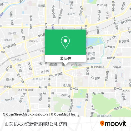 山东省人力资源管理有限公司地图