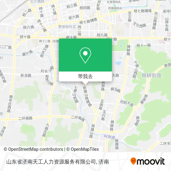 山东省济南天工人力资源服务有限公司地图