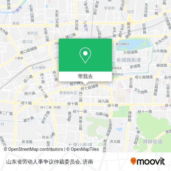 山东省劳动人事争议仲裁委员会地图