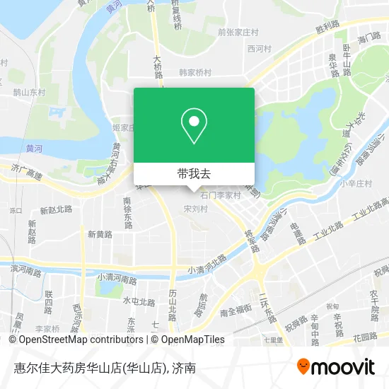惠尔佳大药房华山店地图