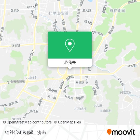 缝补陪钥匙修鞋地图