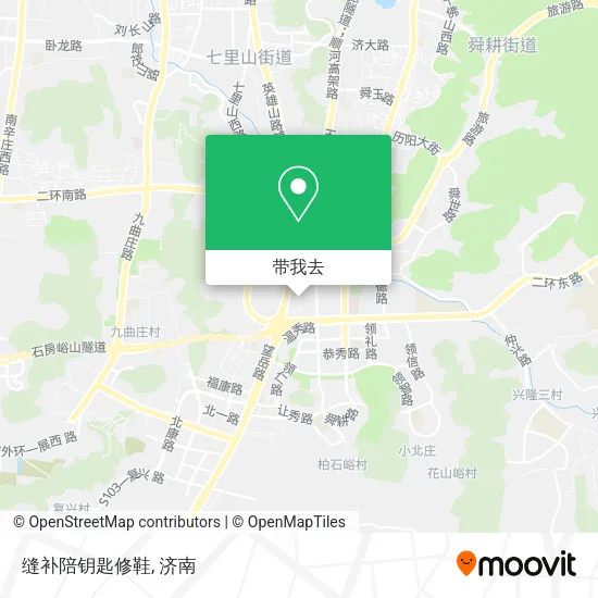 缝补陪钥匙修鞋地图