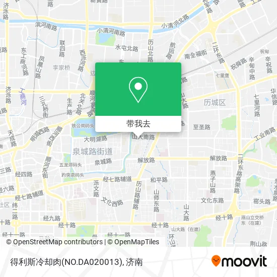 得利斯冷却肉(NO.DA020013)地图
