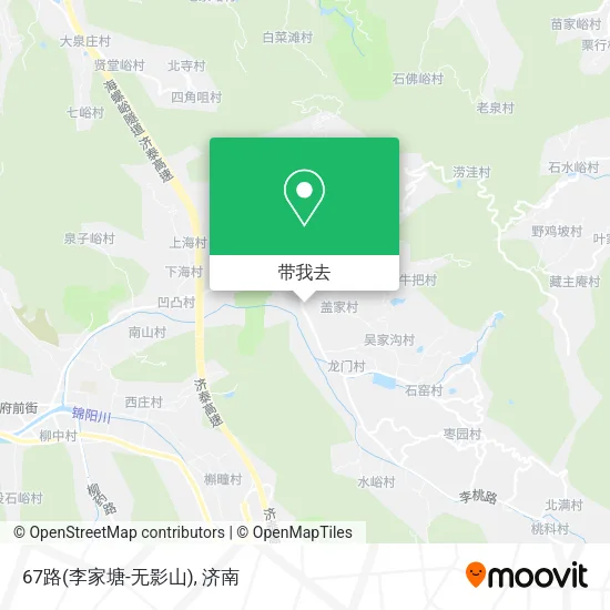 67路(李家塘-无影山)地图