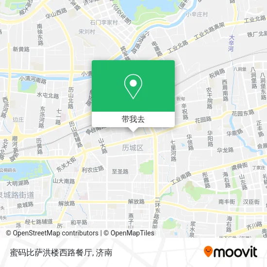 蜜码比萨洪楼西路餐厅地图