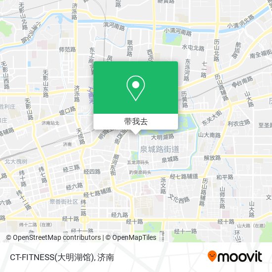 CT-FITNESS(大明湖馆)地图