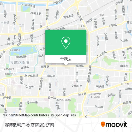 赛博数码广场(济南店)地图
