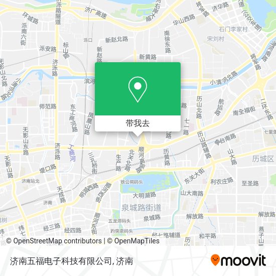 济南五福电子科技有限公司地图
