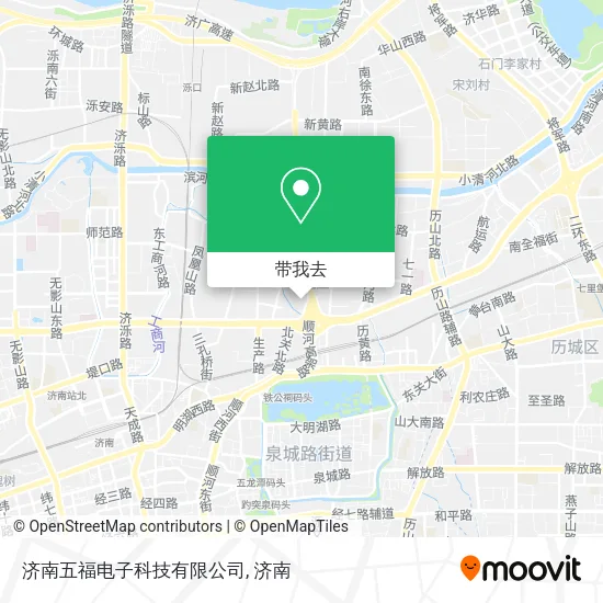 济南五福电子科技有限公司地图