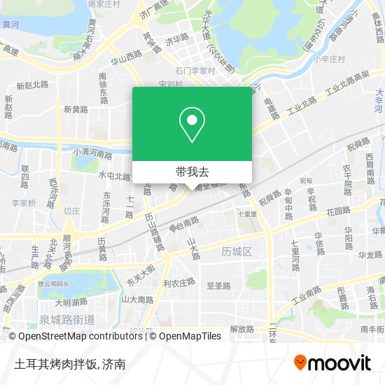 土耳其烤肉拌饭地图