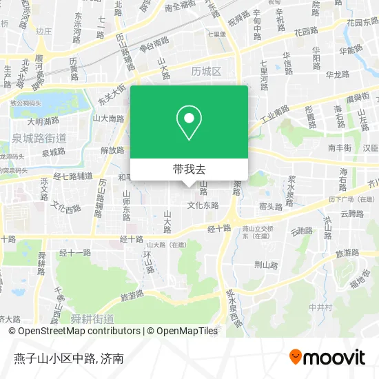 燕子山小区中路地图