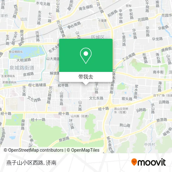 燕子山小区西路地图