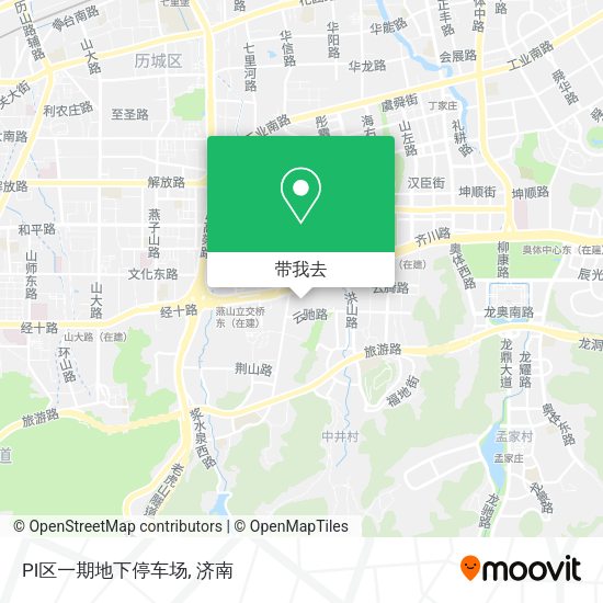 PI区一期地下停车场地图