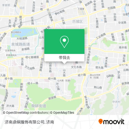 济南鼎铜服饰有限公司地图