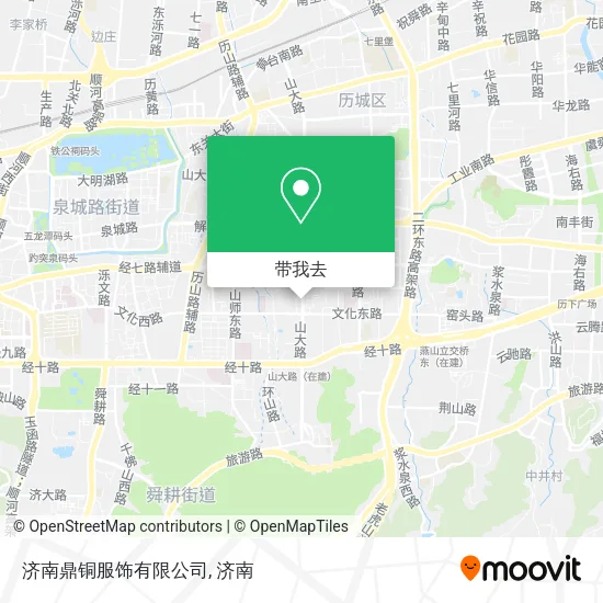 济南鼎铜服饰有限公司地图