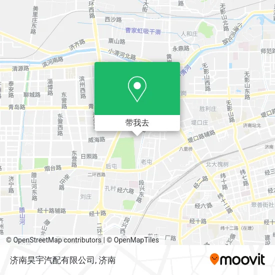 济南昊宇汽配有限公司地图