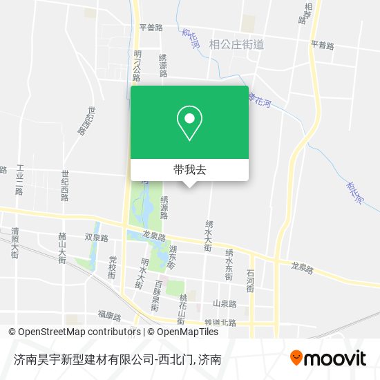 济南昊宇新型建材有限公司-西北门地图