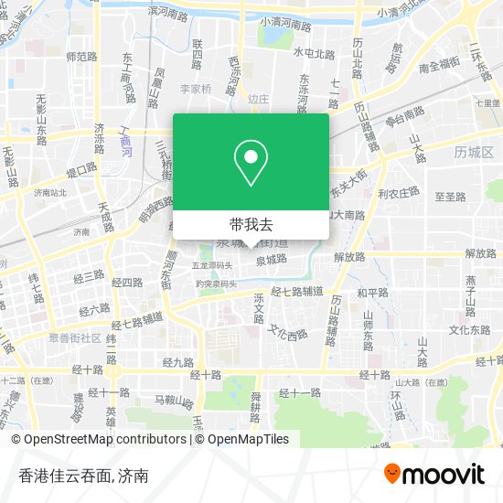 香港佳云吞面地图