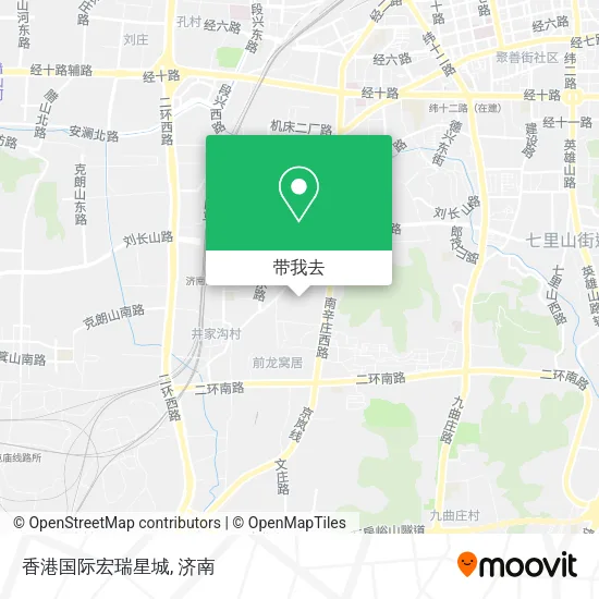 香港国际宏瑞星城地图