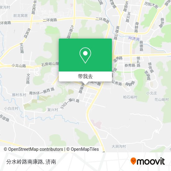 分水岭路南康路地图