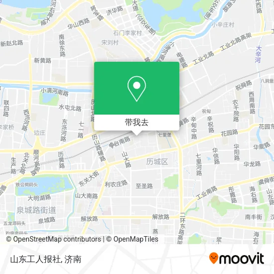 山东工人报社地图