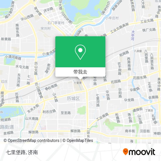 七里堡路地图