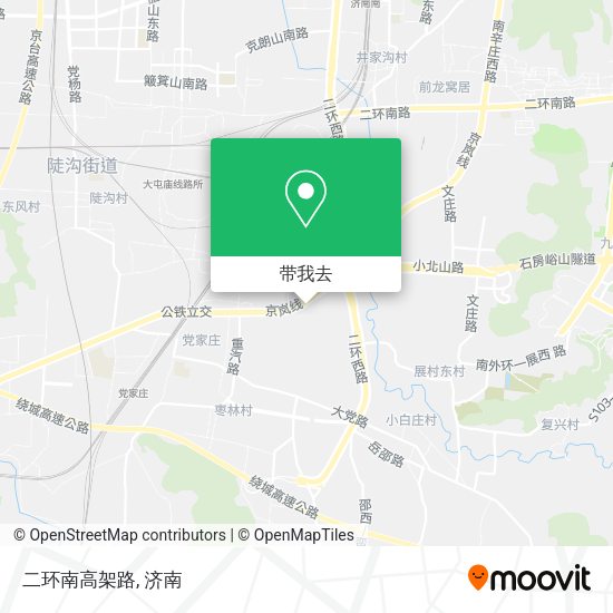 二环南高架路地图