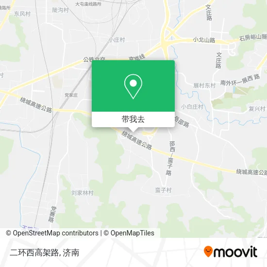 二环西高架路地图