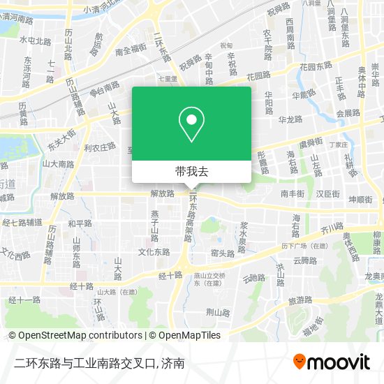 二环东路与工业南路交叉口地图