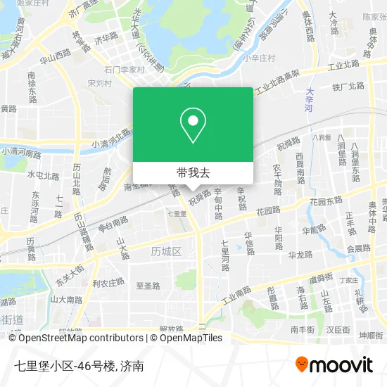 七里堡小区-46号楼地图