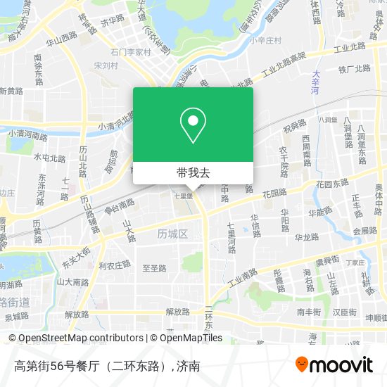 高第街56号餐厅（二环东路）地图