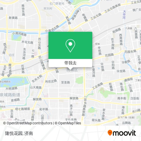 隆悦花园地图