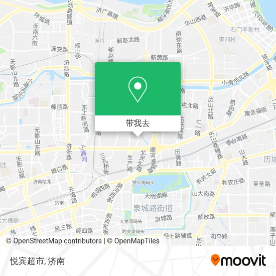 悦宾超市地图