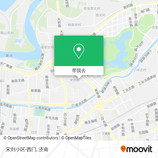 宋刘小区-西门地图
